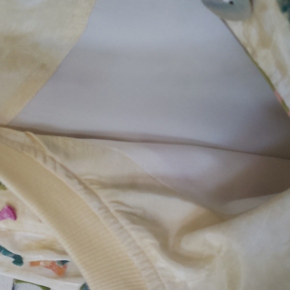 Parsley & Sage new woman button down jacket top with multicolor apliques size L - Picture 7 of 8